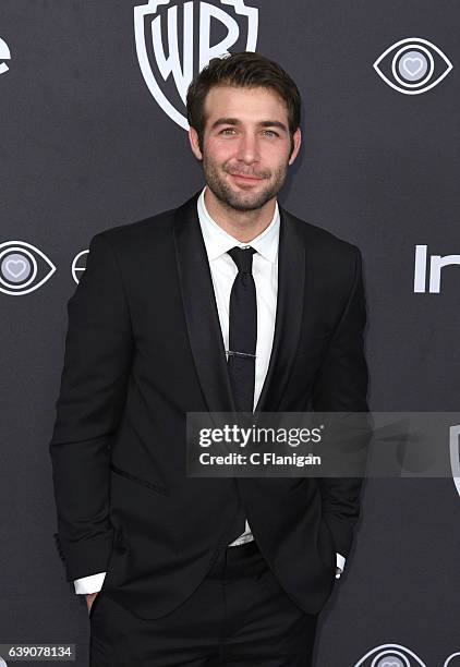 James Wolk attends The 2017 InStyle and Warner Bros. 73rd Annual Golden Globe Awards Post-Party at The Beverly Hilton Hotel on January 8, 2017 in...