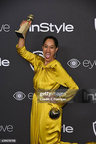 Tracee Ellis Ross attends the 18th Annual Post-Golden Globes Party hosted by Warner Bros. Pictures and InStyle at The Beverly Hilton Hotel on January...