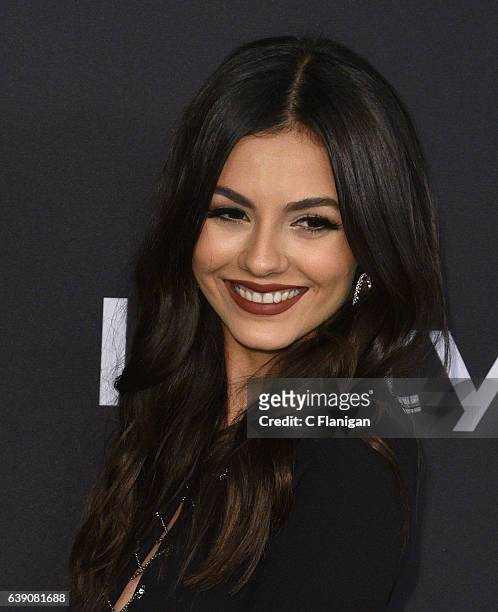 Victoria Justice attends the 18th Annual Post-Golden Globes Party hosted by Warner Bros. Pictures and InStyle at The Beverly Hilton Hotel on January...