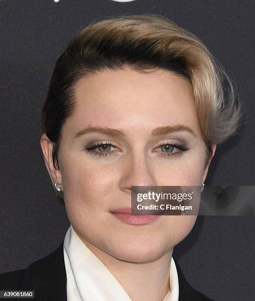 Actress Evan Rachel Wood attends the 18th Annual Post-Golden Globes Party hosted by Warner Bros. Pictures and InStyle at The Beverly Hilton Hotel on...