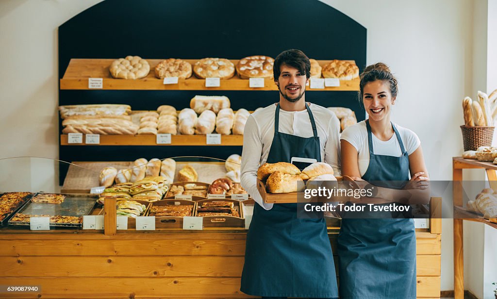 Panaderos jóvenes