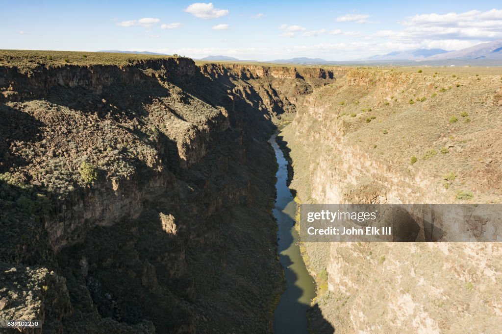 New Mexico Taos Rio Grande Gorge Landscape High-Res Stock Photo