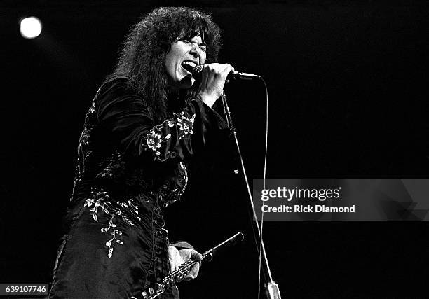 Atlanta Ann Wilson of Rock group Heart performs at The Omni Coliseum in Atlanta Georgia September 28, 1978