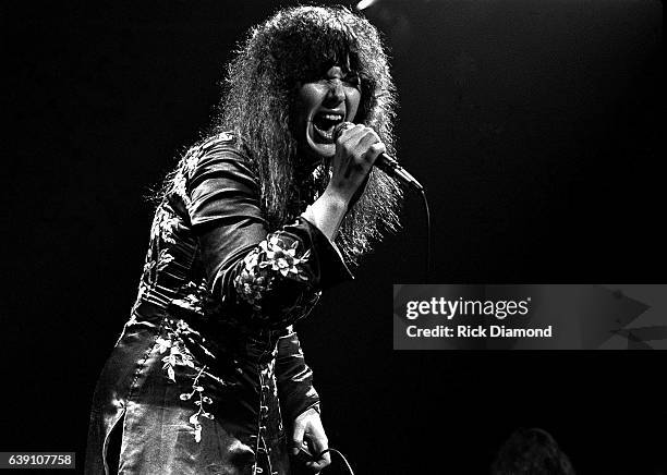 Atlanta Ann Wilson of Rock group Heart performs at The Omni Coliseum in Atlanta Georgia September 28, 1978