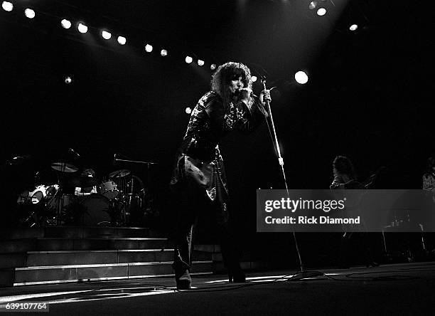 Atlanta Ann Wilson and Nancy Wilson of Rock group Heart performs at The Omni Coliseum in Atlanta Georgia September 28, 1978