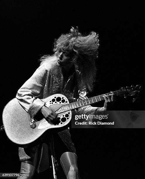 Atlanta Nancy Wilson of Rock group Heart performs at The Omni Coliseum in Atlanta Georgia September 28, 1978