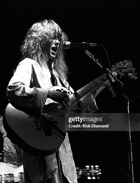 Atlanta Nancy Wilson of Rock group Heart performs at The Omni Coliseum in Atlanta Georgia September 28, 1978
