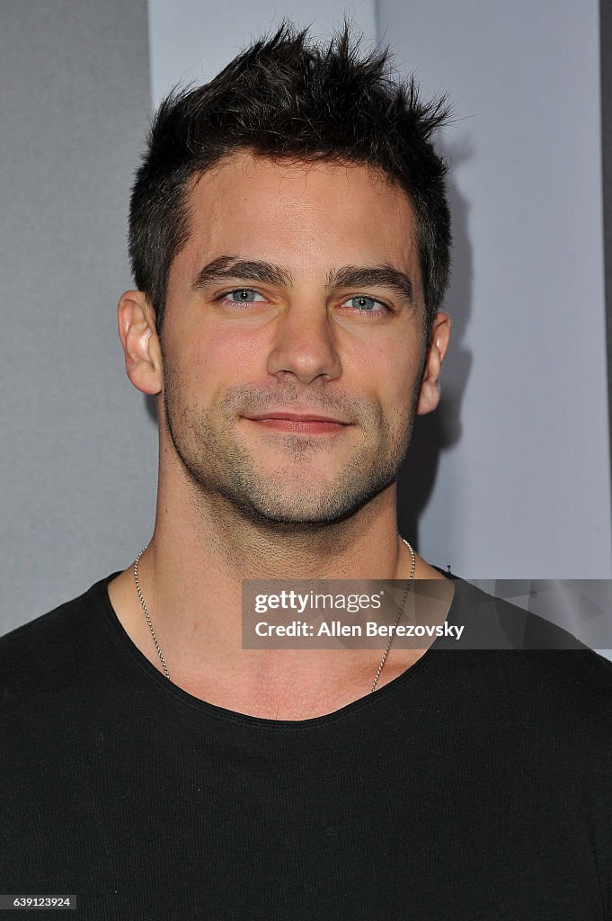 Actor Brant Daugherty attends the premiere of STX Entertainment's