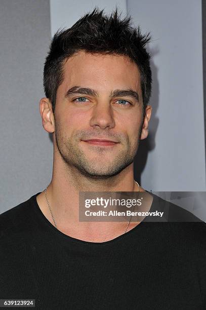 Actor Brant Daugherty attends the premiere of STX Entertainment's "The Space Between Us" at ArcLight Hollywood on January 17, 2017 in Hollywood,...