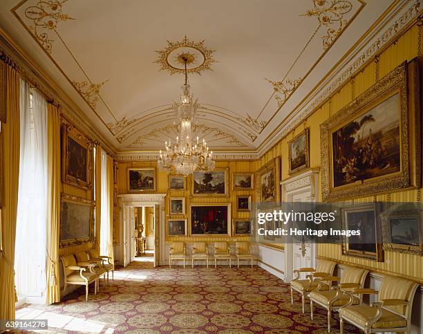 Apsley House, London. C1990-2010. Interior view of the Piccadilly Drawing Room. Also known as Number One, London, Apspley is the London townhouse of...