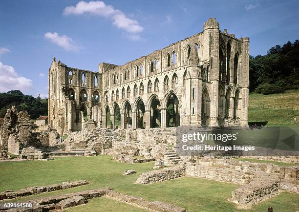 Rievaulx Abbey, c1990-2010. North Yorkshire. General view. A former Cistercian abbey in the North York Moors National Park, North Yorkshire, England....
