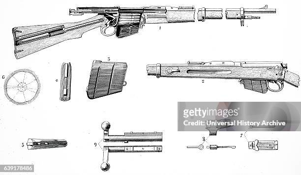 Lee-Metford rifle adopted by the British army, 1890. News Photo - Getty  Images