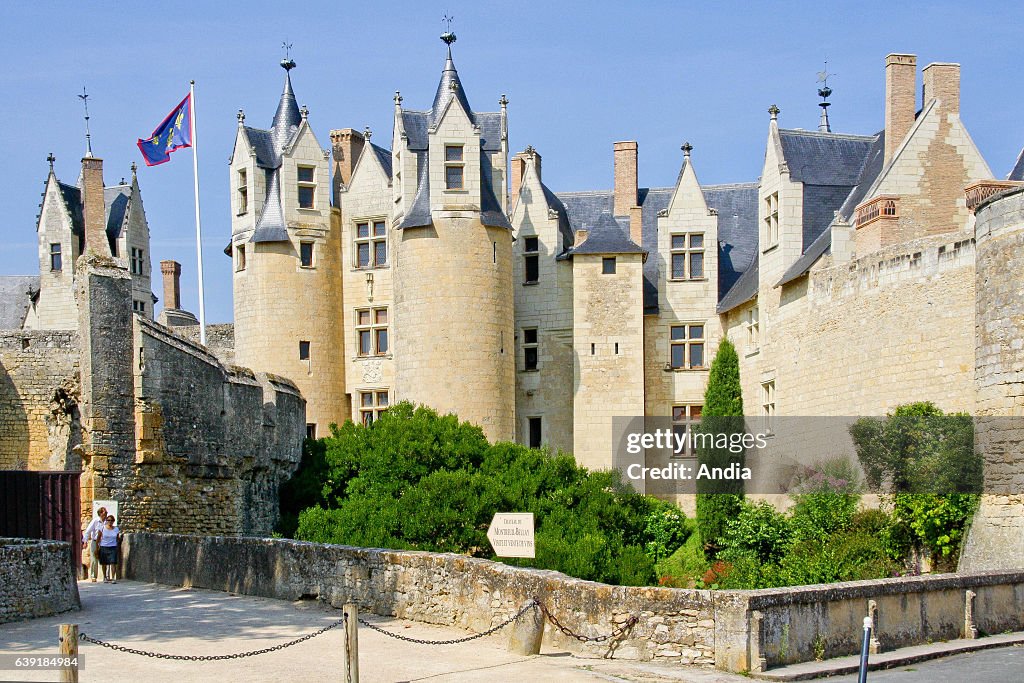 Chateau de Montreuil-Bellay castle (central-western France):