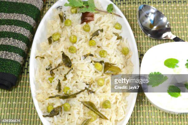 rice pulav - jayk7 mumbai stock pictures, royalty-free photos & images