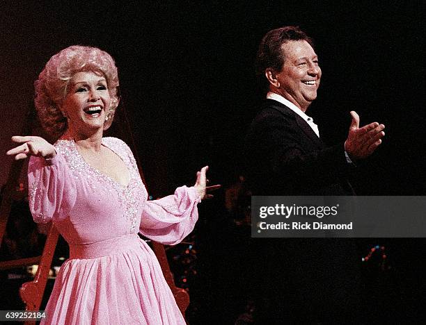 Debbie Reynolds and Donald O'Connor Perform at The Fox Theater in Atlanta Georgia October 21, 1986