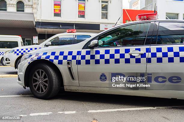 melbourne police - police car stock pictures, royalty-free photos & images