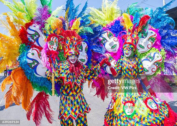 Participants in the Barranquilla Carnival in Barranquilla Colombia , Barranquilla Carnival is one of the biggest carnival in the world.