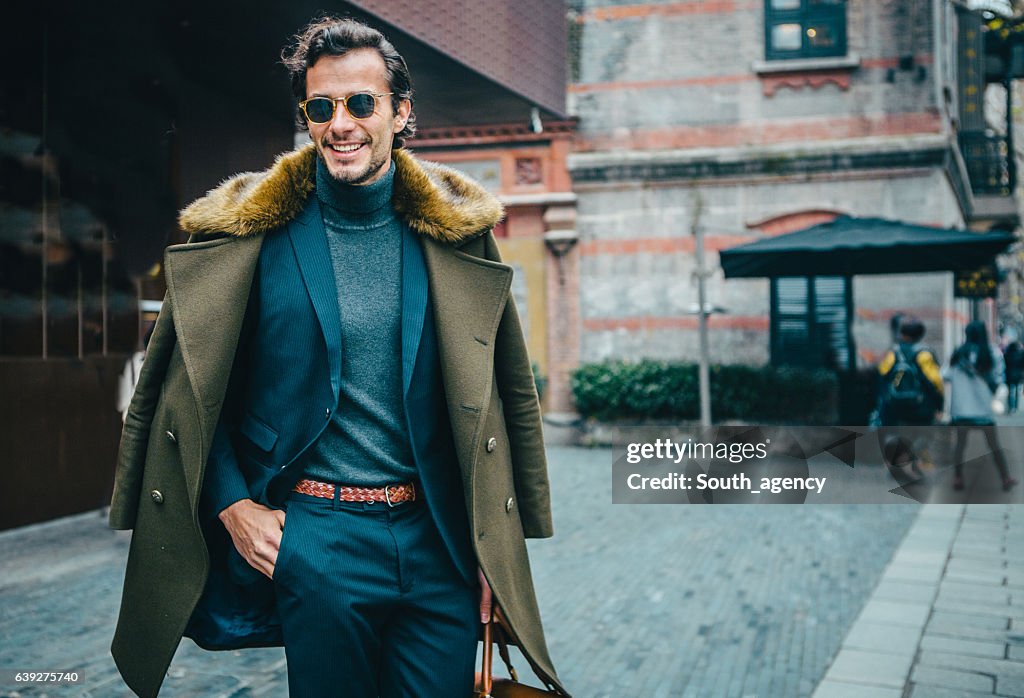 Gentleman élégant