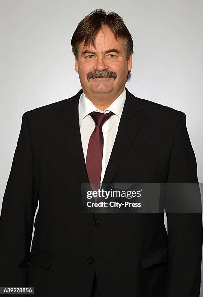 Assistant coach Jamie Bartman of the Iserlohn Roosters during the portrait shot on September 3, 2016 in Iserlohn, Germany.