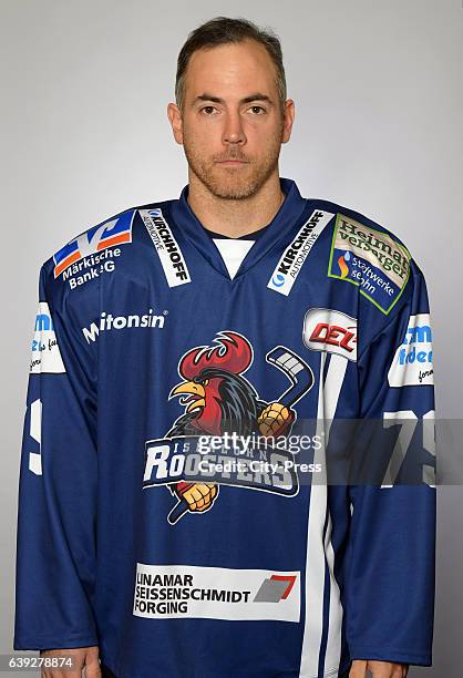 Blaine Down of the Iserlohn Roosters during the portrait shot on September 3, 2016 in Iserlohn, Germany.