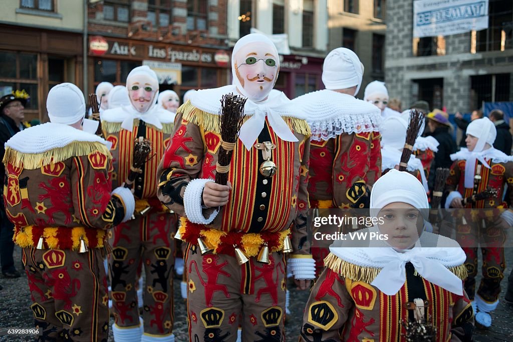 Binche festival carnival in Belgium Brussels