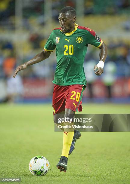 Of Cameroon during the Group A match between Cameroon and Guinea Bissau at Stade de L'Amitie on January 18, 2017 in Libreville, Gabon.