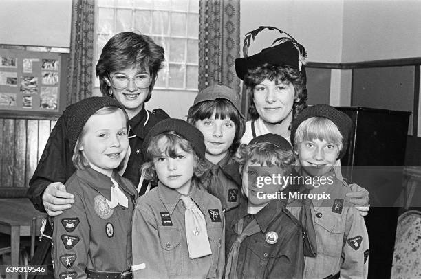 Guides and Brownies in Shelley staged a trip down Memory Lane to celebrate the movement's 75th birthday. They donned various uniforms hats and badges...