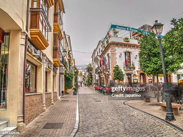 marbella - malaga beach stock pictures, royalty-free photos & images