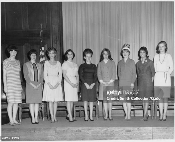 Miss Archives Contest in the auditorium of the National Archives, College Park, Maryland, 1966. .