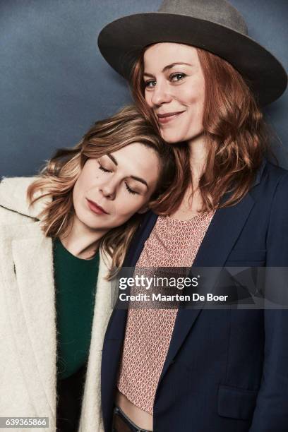 Cheryl Nichols and Cassidy Freeman from 'Cortez' poses for a portrait at the 2017 Sundance Film Festival Getty Images Portrait Studio presented by...