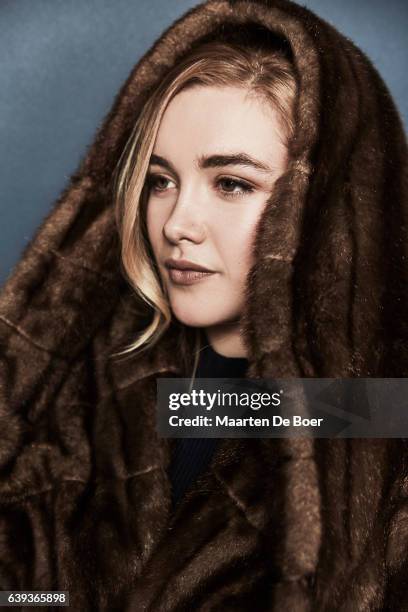 Florence Pugh from the film 'Lady Macbeth' poses for a portrait at the 2017 Sundance Film Festival Getty Images Portrait Studio presented by DIRECTV...