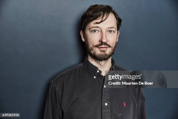 Dustin Guy Defa from the film 'Person to Person' poses for a portrait at the 2017 Sundance Film Festival Getty Images Portrait Studio presented by...