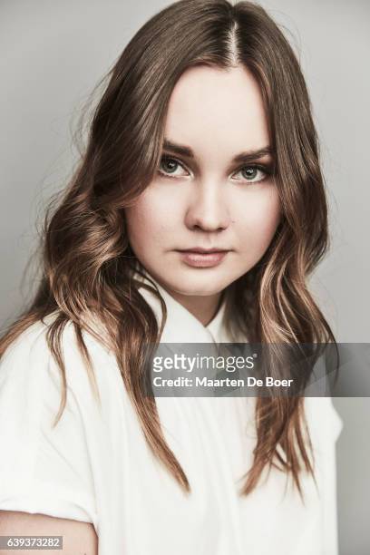 Liana Liberato from the film 'Novitiate' poses for a portrait at the 2017 Sundance Film Festival Getty Images Portrait Studio presented by DIRECTV on...