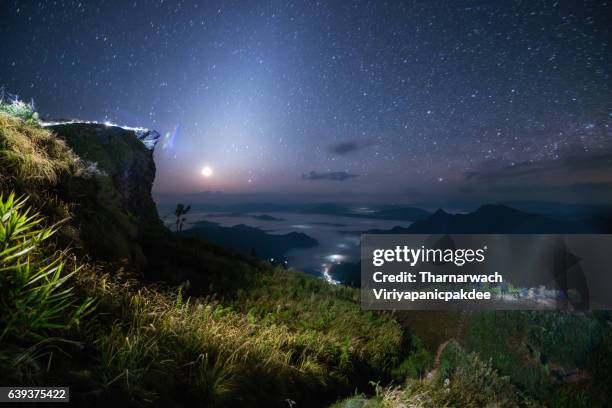zodiacal light phu chifa - zodiacal light stock pictures, royalty-free photos & images