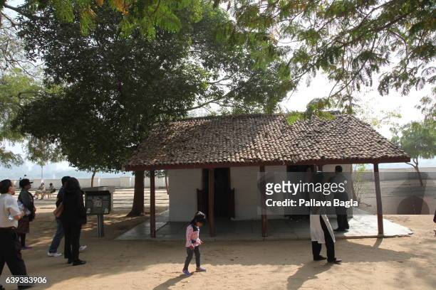 January 10. The simple Vinoba Kutir where Mahatama's disciples stayed The unusually sparse home of the Mahatma Gandhi, called the Father of India....