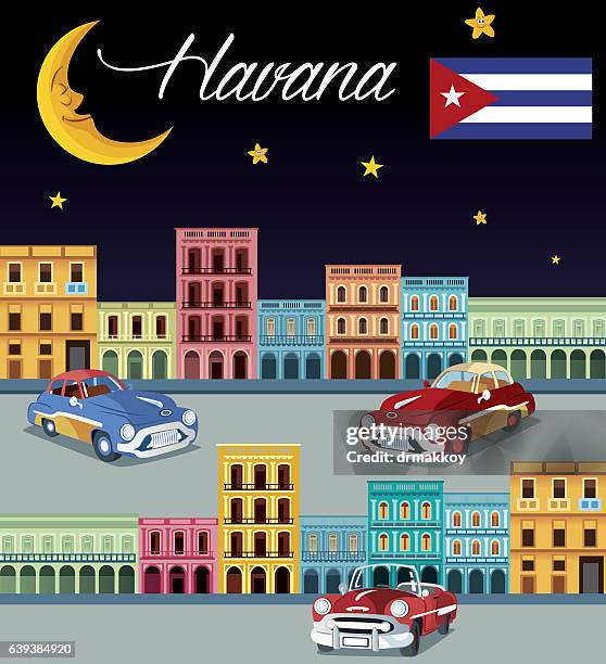 ilustraciones, imágenes clip art, dibujos animados e iconos de stock de habana cuba, - cuban culture