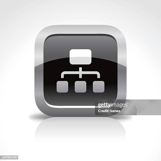 file sharing glossy button icon - office admin vector stock illustrations