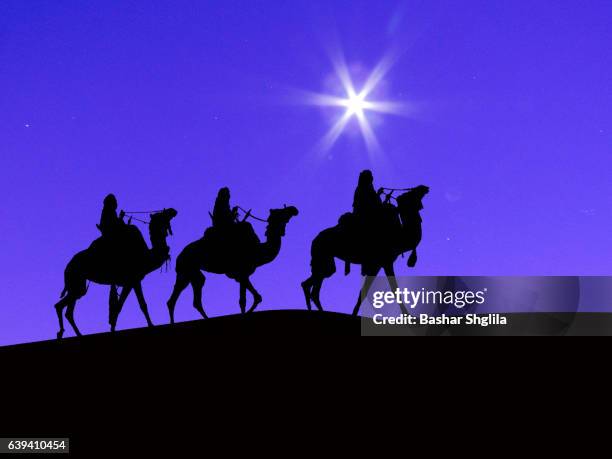 the three wise men - los tres reyes magos fotos fotografías e imágenes de stock