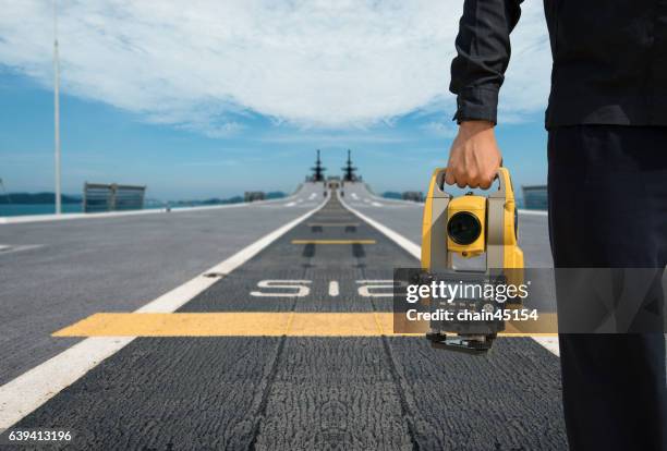 survey engineer - tacheometer stock pictures, royalty-free photos & images