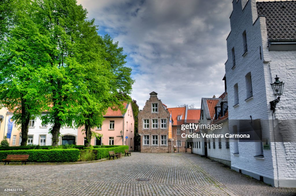 Town Square in Düsseldorf - Kaiserswerth, Germany