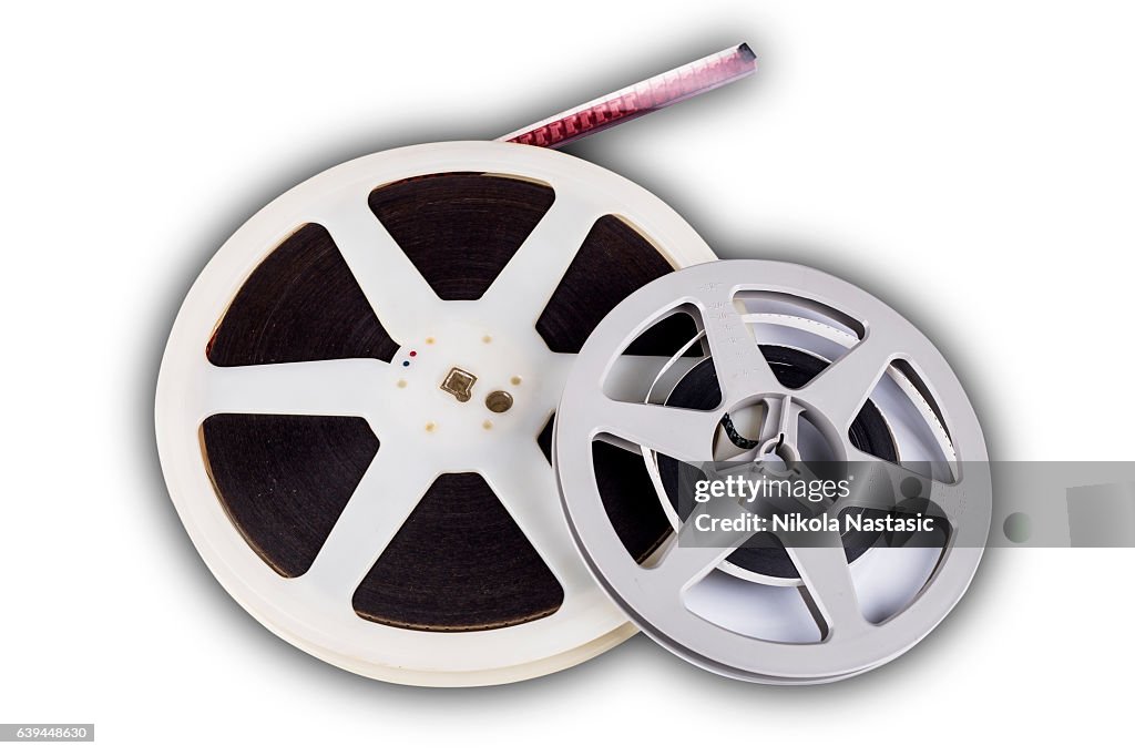 Cinema film tape on disc
