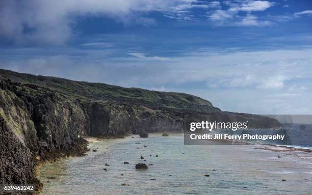 niue coastline - niue stock pictures, royalty-free photos & images