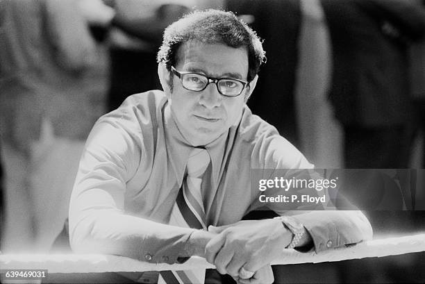 American boxing trainer Angelo Dundee comes to England to handle Cuban champion Luis Manuel Rodriquez, UK, 20th May 1971.