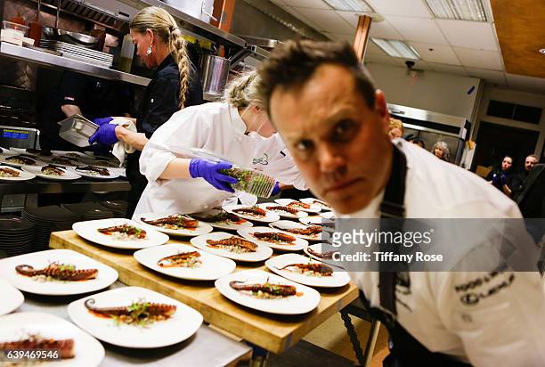 Chef Brian Malarkey attends ChefDance sponsored by Sysco and GiftedTaste on January 21, 2017 in Park City, Utah. )