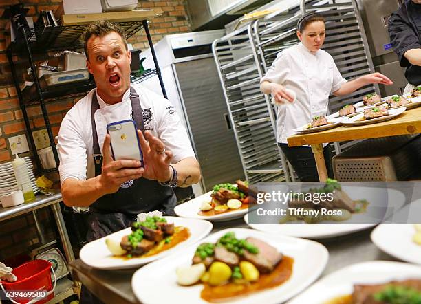 Chef Brian Malarkey attends ChefDance sponsored by Sysco and GiftedTaste on January 21, 2017 in Park City, Utah.