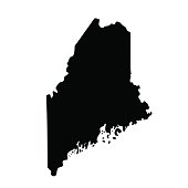 map of the U.S. state Maine
