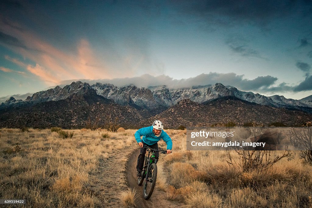 Mountain biking nature and adventure