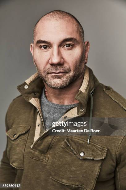 Dave Bautista from the film 'Bushwick' poses for a portrait at the 2017 Sundance Film Festival Getty Images Portrait Studio presented by DIRECTV on...