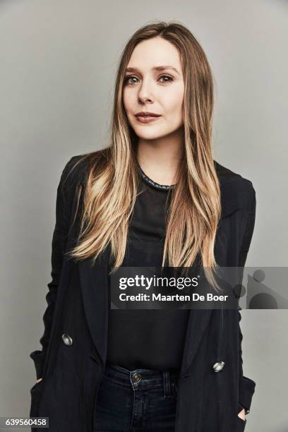 Elizabeth Olsen from the film 'Ingrid Goes West' poses for a portrait at the 2017 Sundance Film Festival Getty Images Portrait Studio presented by...