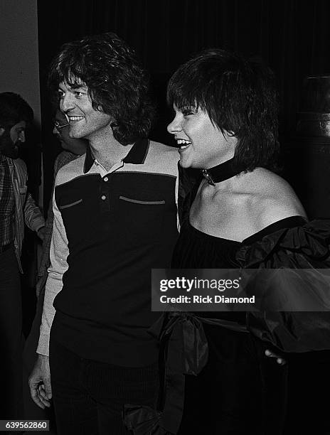 Atlanta Rodney Crowell and Rodney Crowell attend Rosanne Cash Album Release Party at Animal Crackers in Atlanta Georgia February 13, 1981